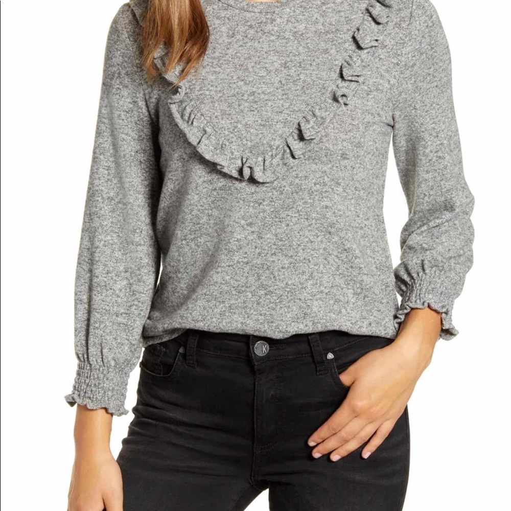ππ Lucky Brand β’ Ruffle β’ Top - Picture 2 of 6